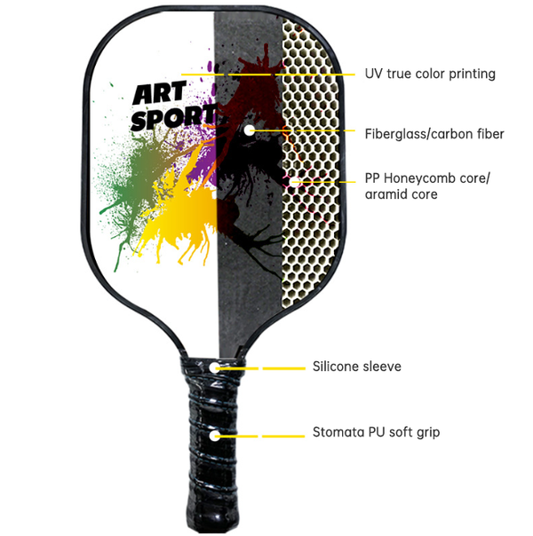 High Strength Beach Tennis Paddle Set for Training and Outdoor Sports