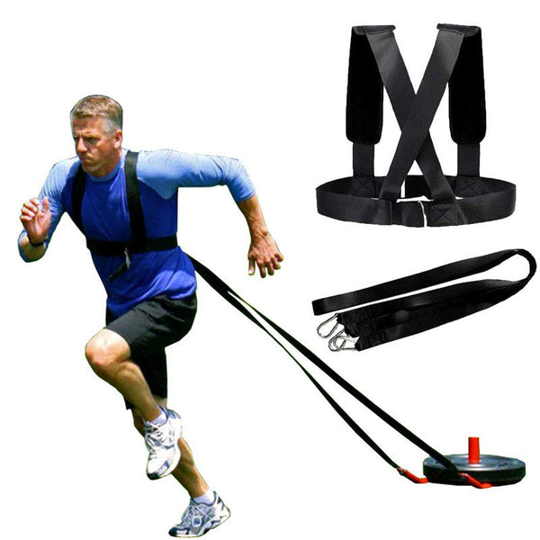 Resistance Fitness Band Shoulder Strap for Running Speed and Workout Training