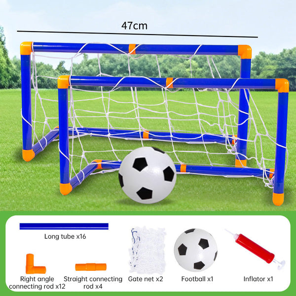 Mini Foldable Soccer Goal Set for Indoor Outdoor Kids Playtime