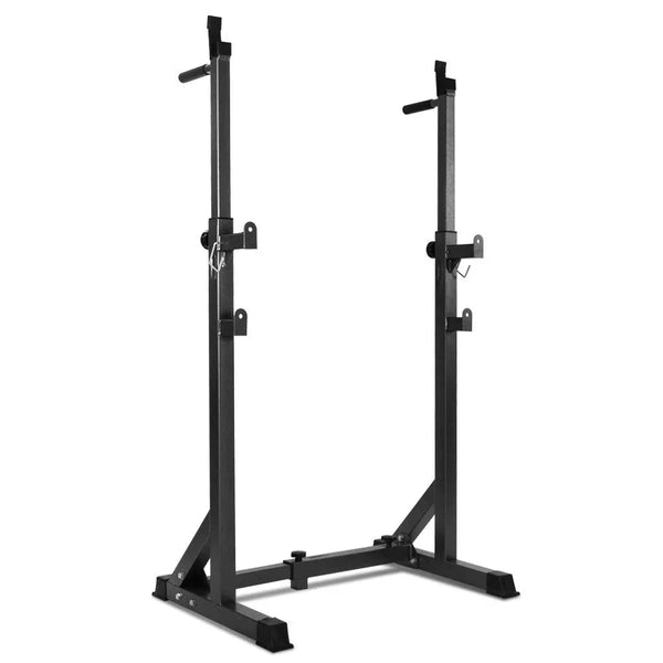 Squat Rack Pair Fitness Weight Lifting Gym Exercise Barbell