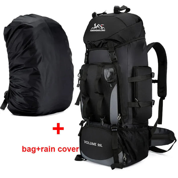 90L Waterproof Hiking Backpack for Camping Travel and Outdoor Adventures