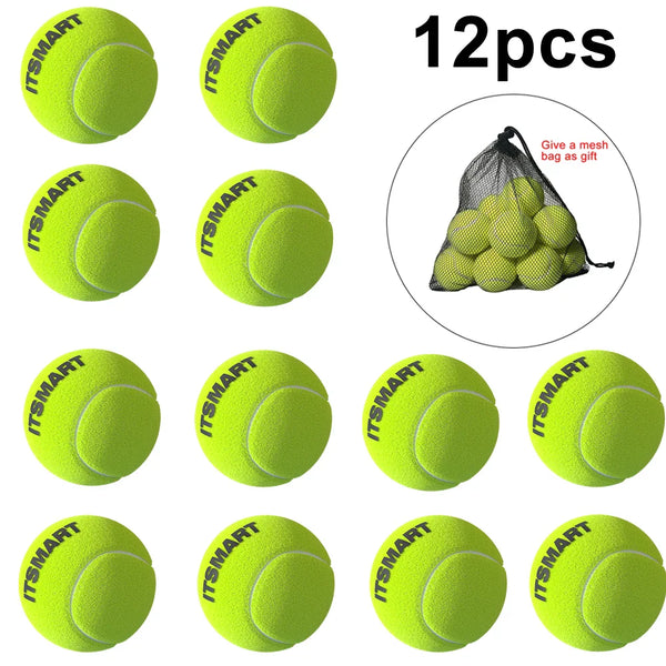 Practice Tennis Balls with Mesh Bag for Training